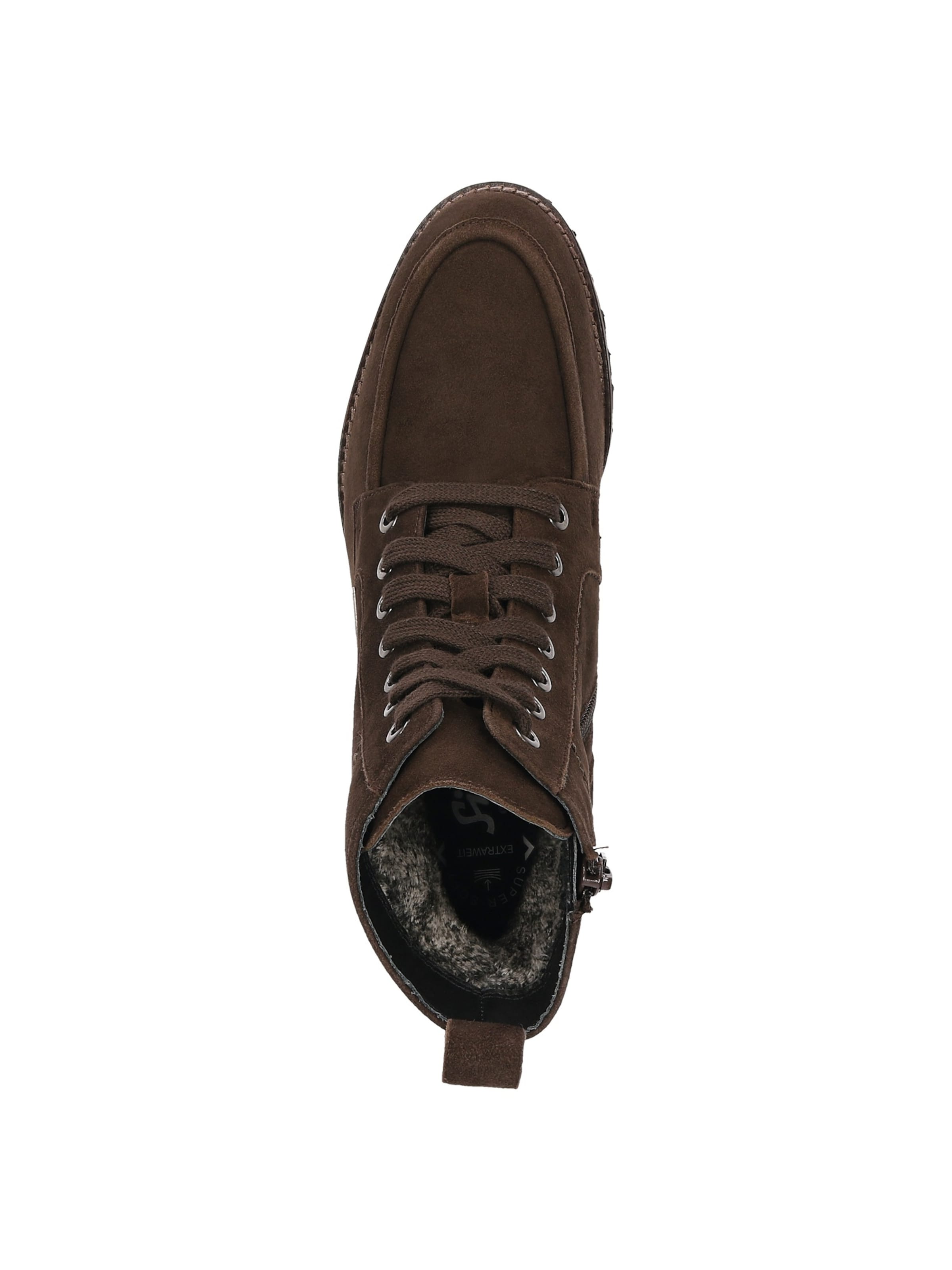 Bottines à lacets 'Merdit' SIOUX en marron