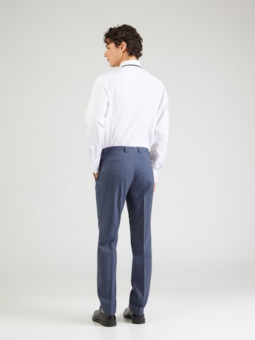 HUGO - regular Pantalón de pinzas 'Hesten' en azul