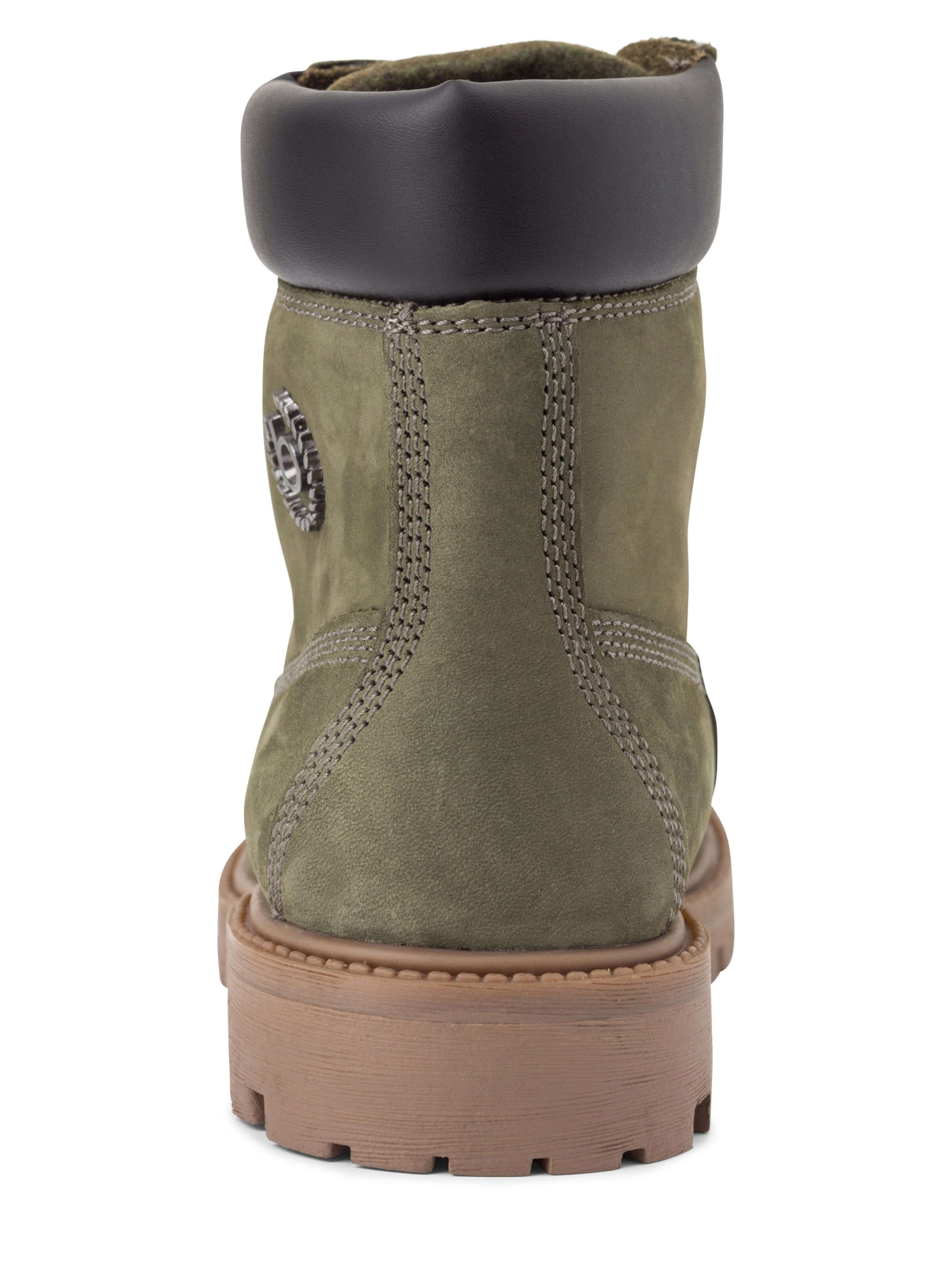 Boots stringati 'Poleman' di bugatti in verde