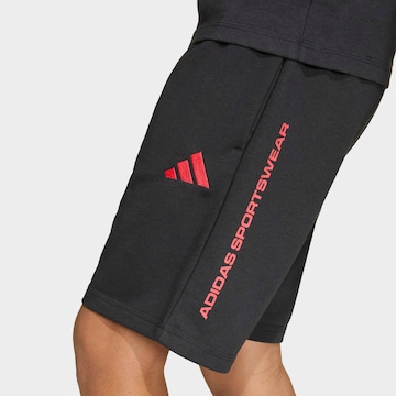 ADIDAS SPORTSWEAR Regular Workout Pants in Black