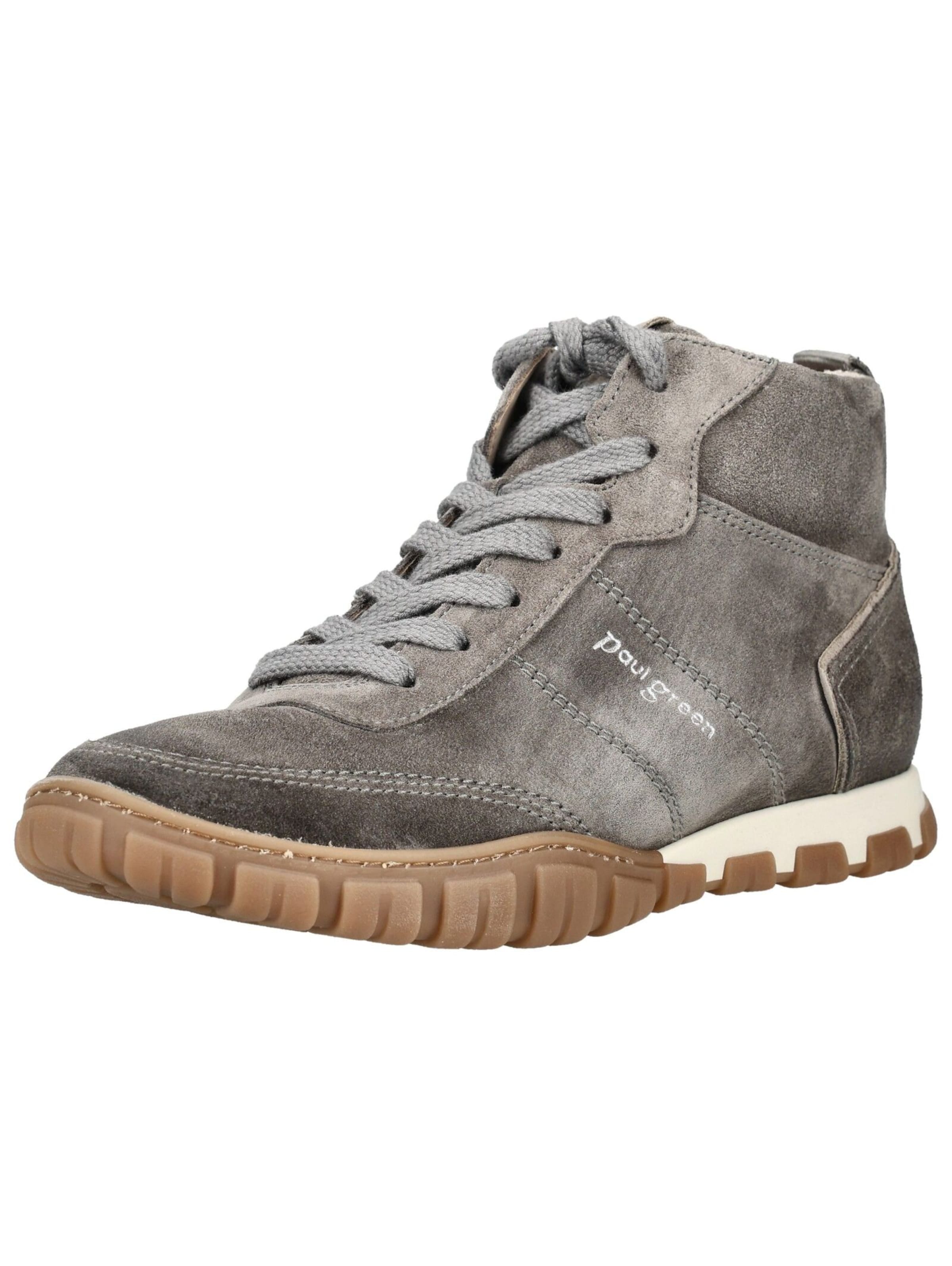 Sneaker alta di Paul Green in grigio: frontale