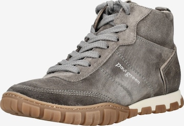 Sneaker alta di Paul Green in grigio: frontale