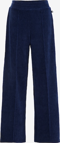 WE Fashion Regular Trousers in Blue: front