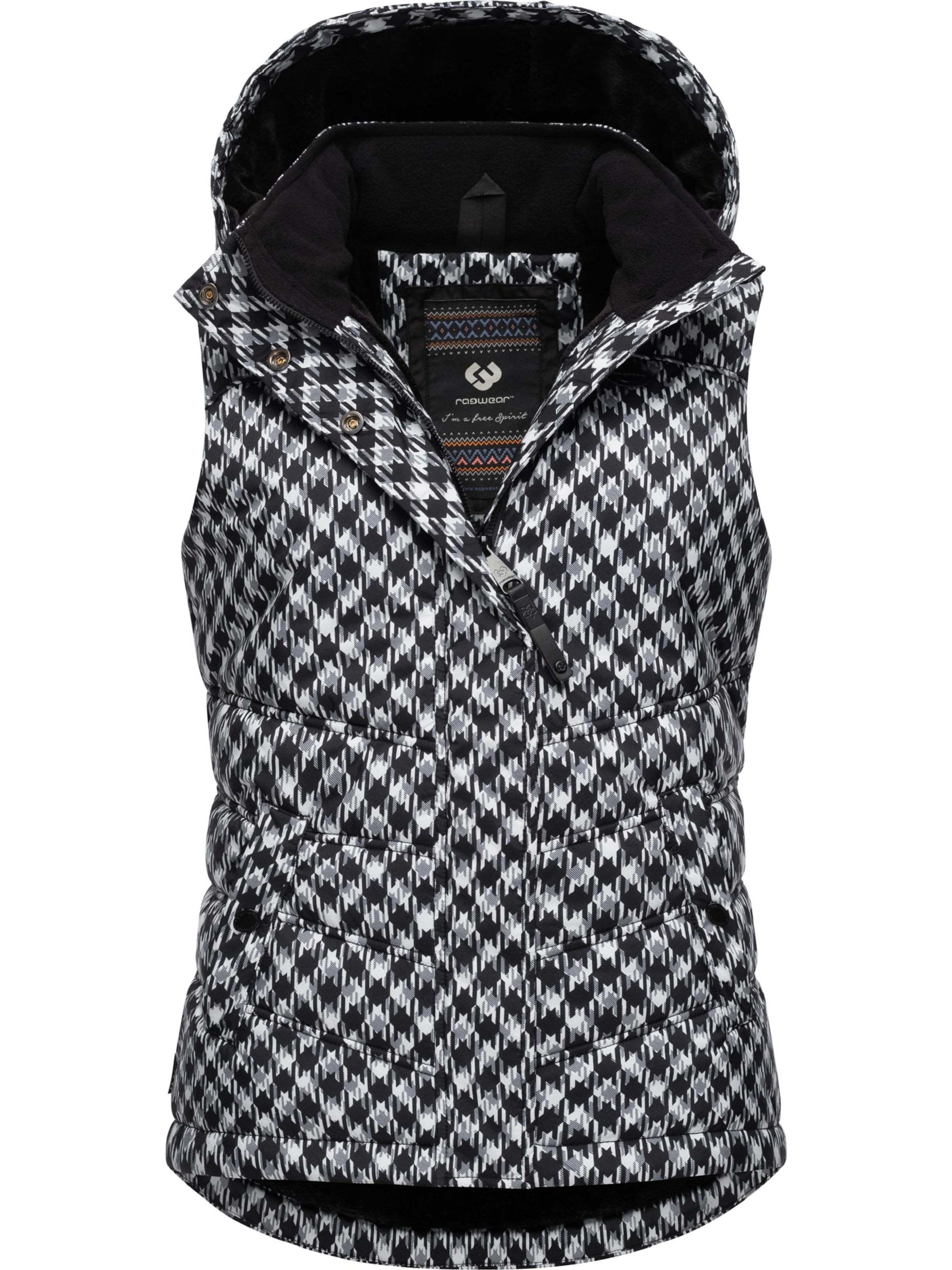 Ragwear Γιλέκο 'Hesty' σε μαύρο: μπροστά