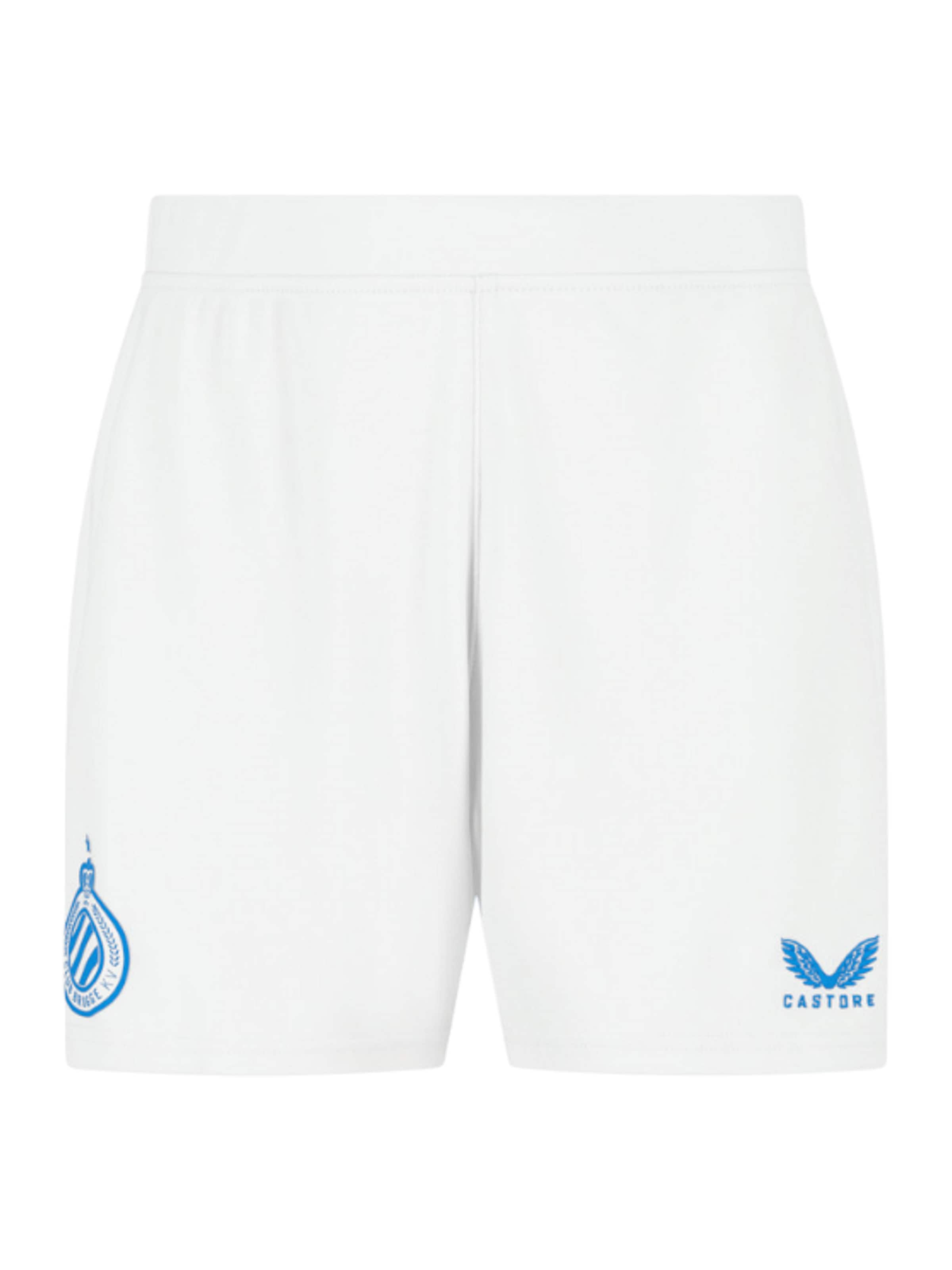 Castor Regular Workout Pants 'FC Brügge' in White: front