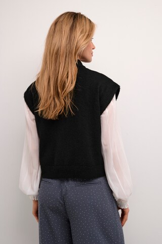 Cream Knitted vest 'CR Jangle' in Black