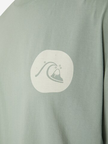 QUIKSILVER T-Shirt 'BOYFRIEND' in Grün