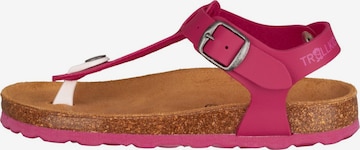 TROLLKIDS Sandals in Purple: front