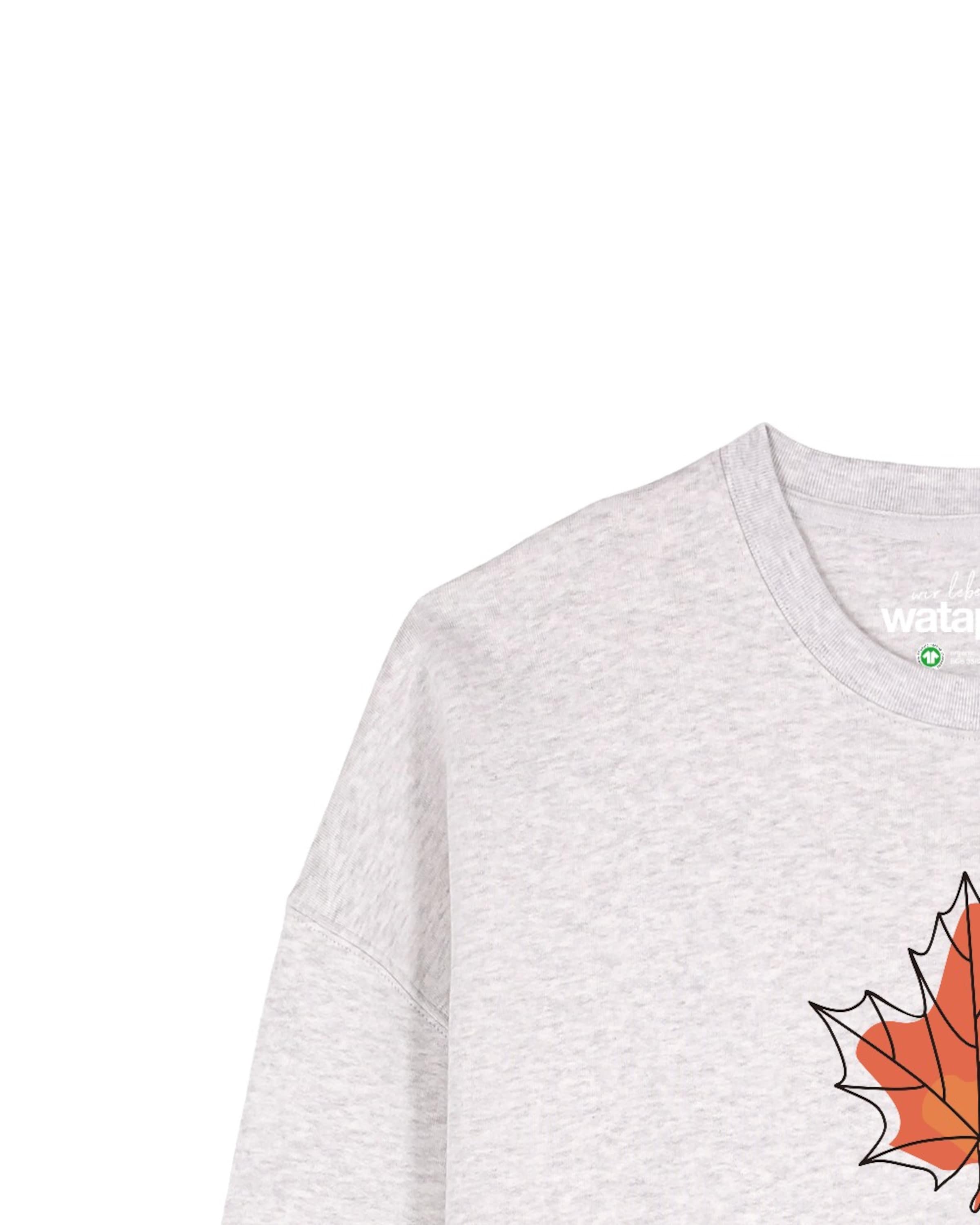 Watapparel Sweatshirt 'Herbst ' in Grey