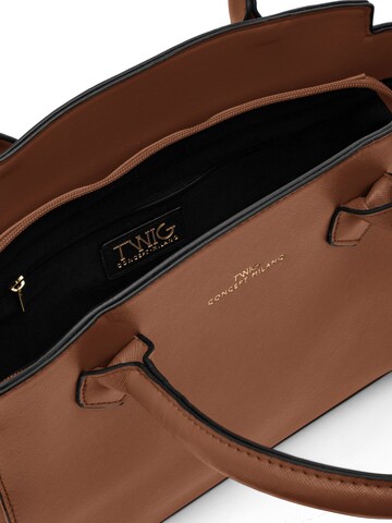 TWIG Concept Milano Handbag 'Bolena' in Brown