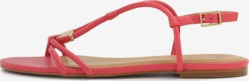 Sandales Kazar en rose : devant