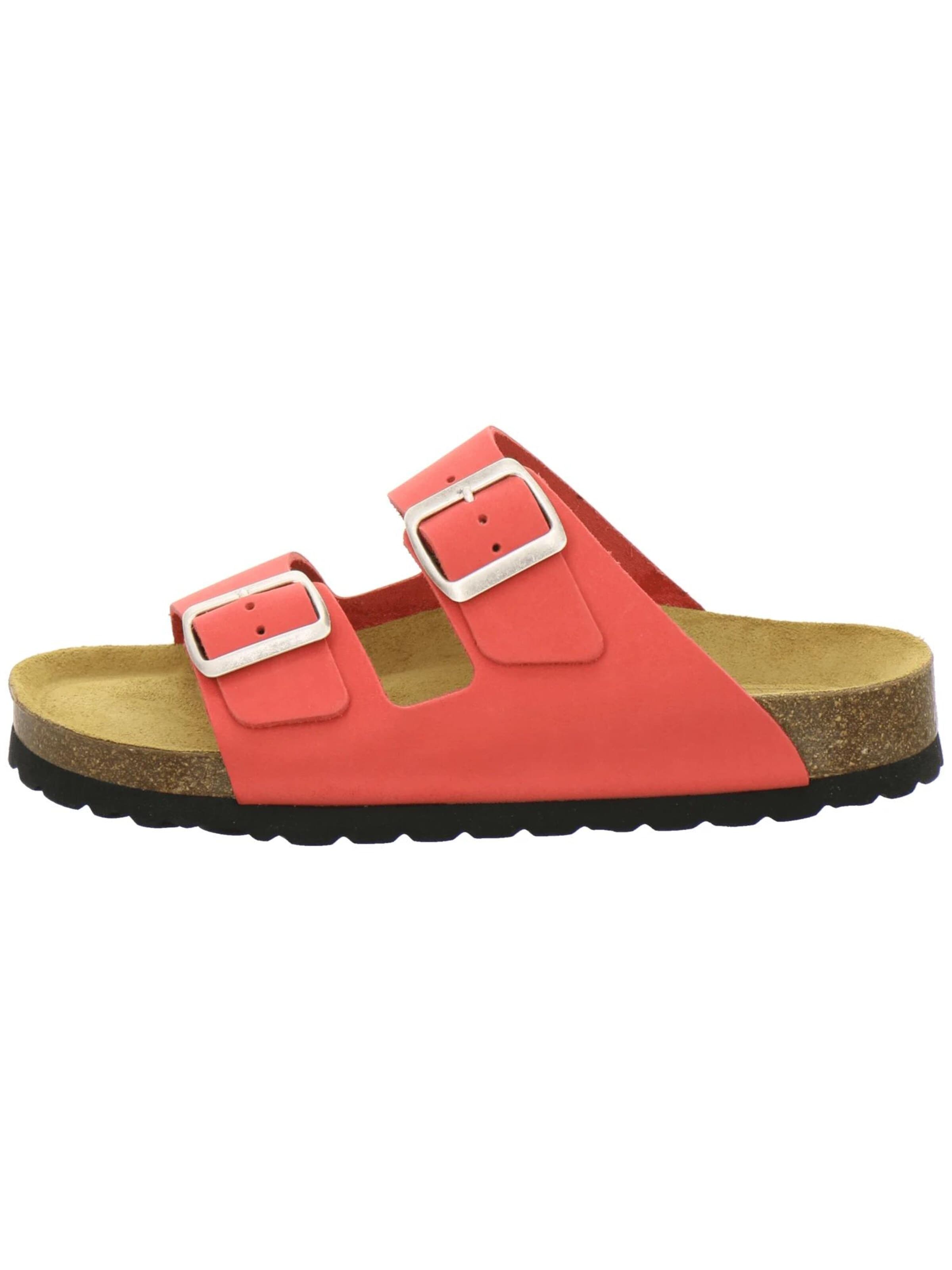 AFS-Schuhe - Zapatos abiertos 'Pantoletten Damen Zweischnaller rot' en rojo