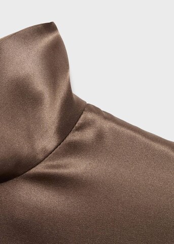 MANGO Blouse 'Lunas' in Brown