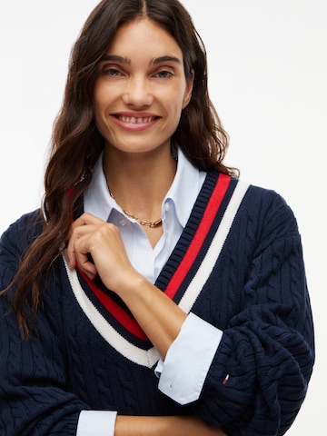 Tommy Jeans Gebreide jurk in Blauw