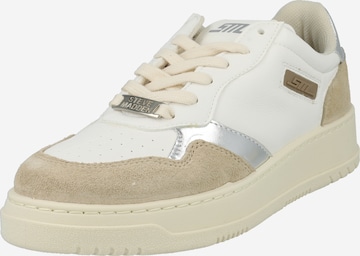 STEVE MADDEN Sneakers laag 'DUNKED' in Wit: voorkant