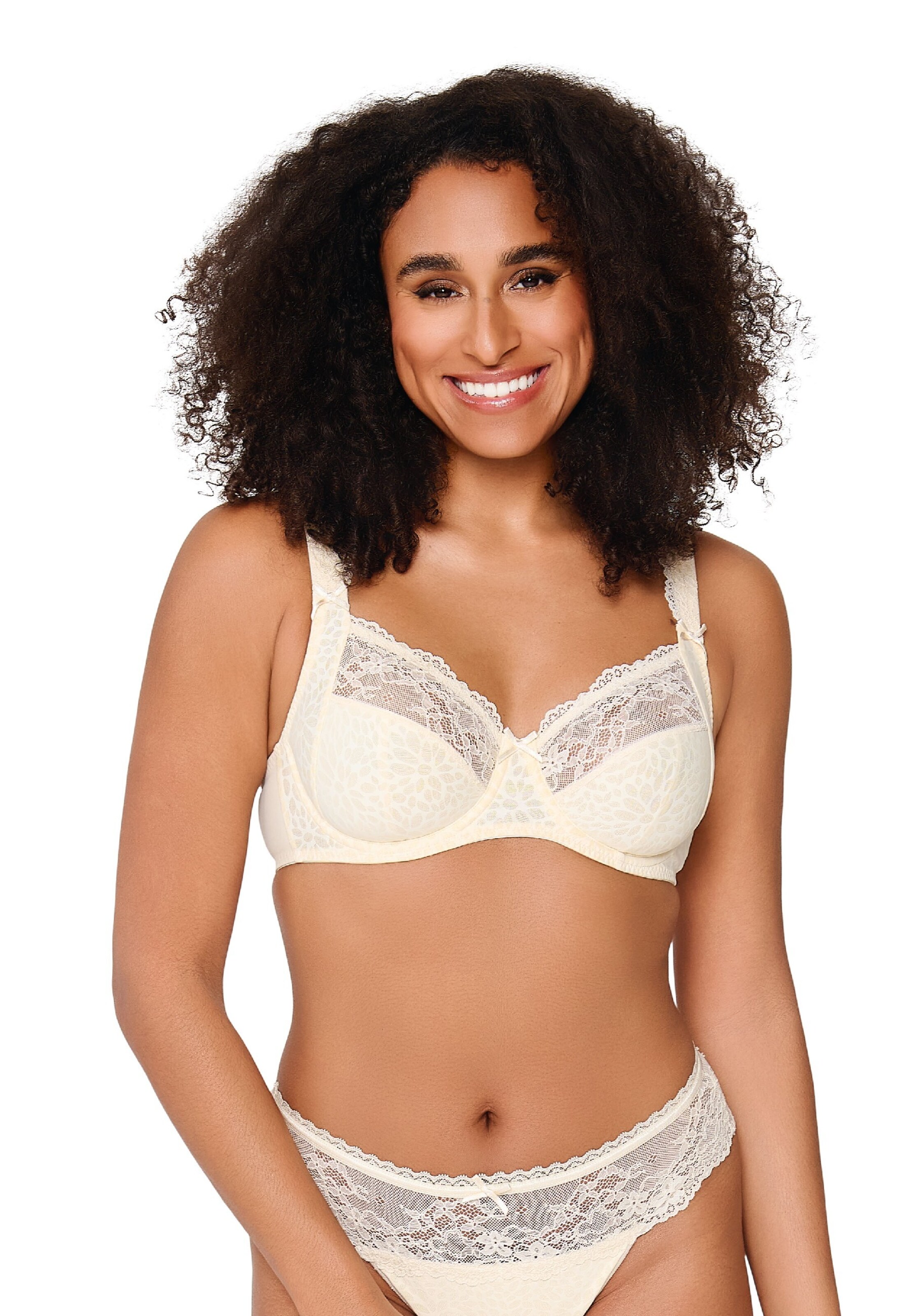 LingaDore Minimiser Bra in Beige: front
