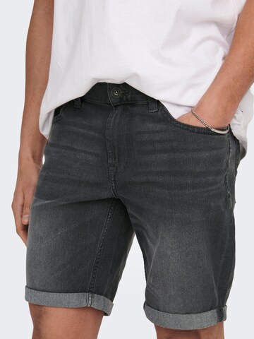 Only & Sons Regular Jeans 'Ply' in Grijs