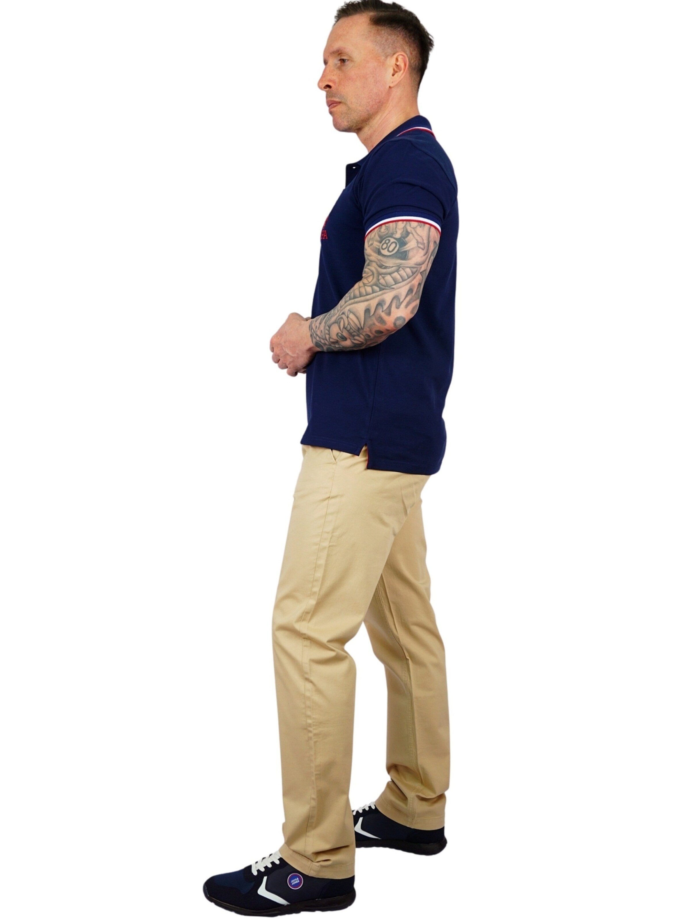 regular Pantaloni chino di U.S. POLO ASSN. in beige