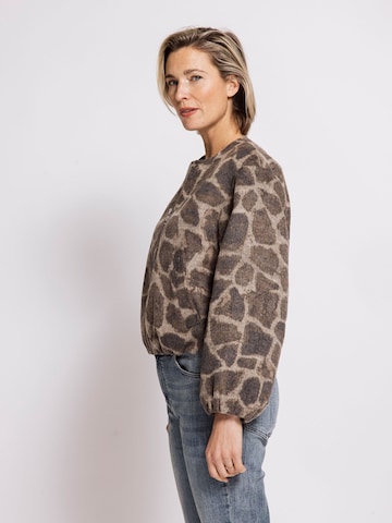 Zhrill Between-Season Jacket 'ZHMANOA' in Brown