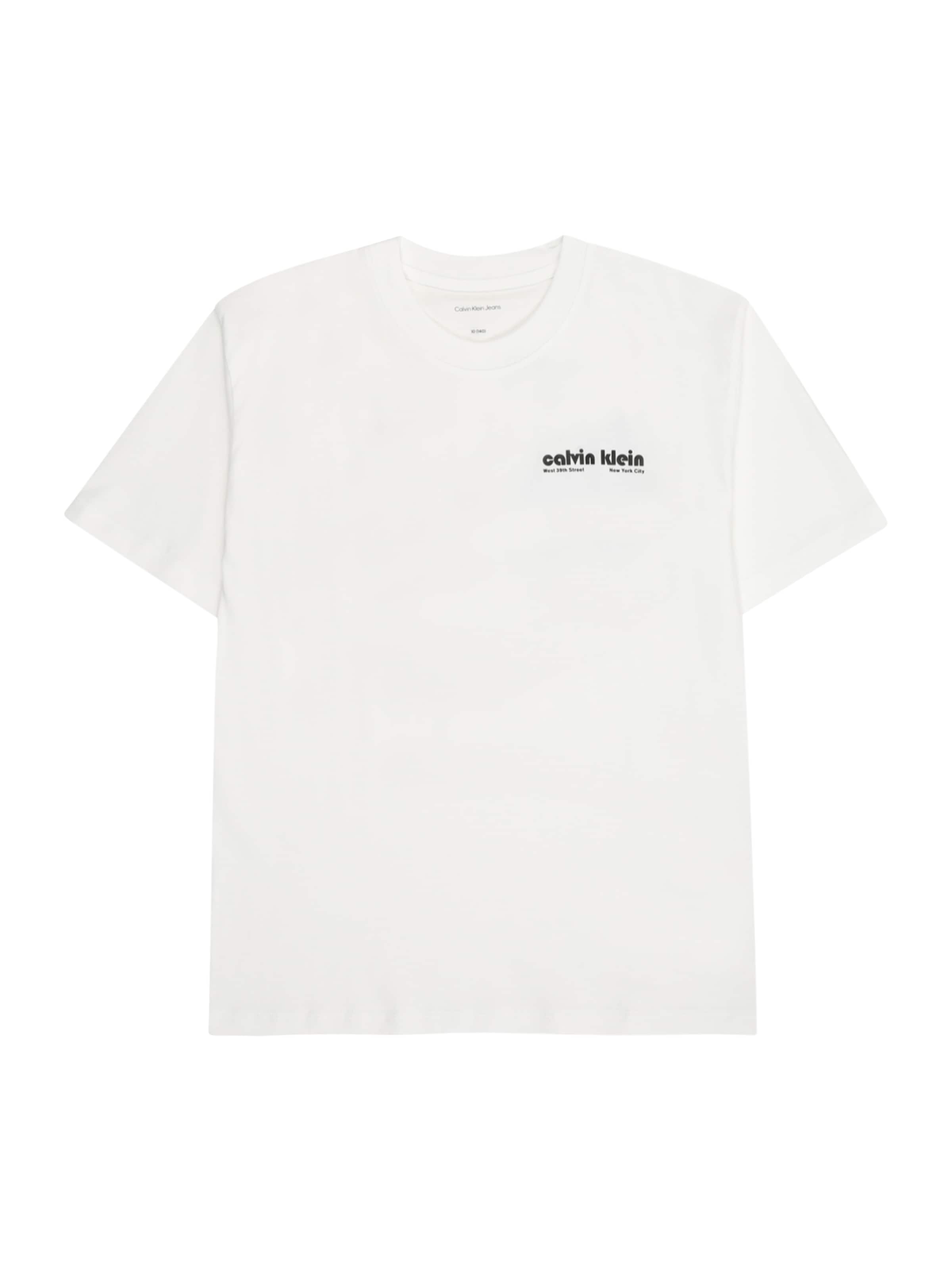Calvin Klein Jeans Koszulka w kolorze biały: przód