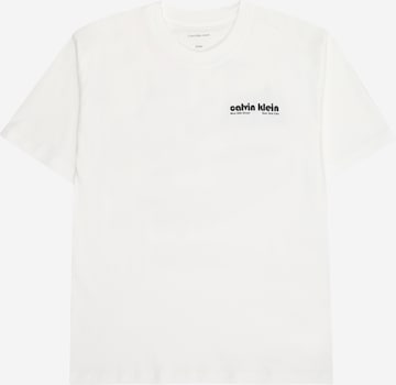 Calvin Klein Jeans Koszulka w kolorze biały: przód
