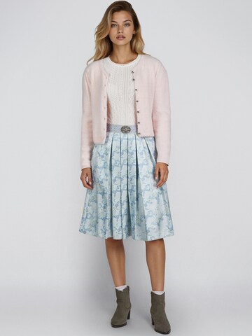 SPIETH & WENSKY Gebreid vest 'Hulla' in Roze