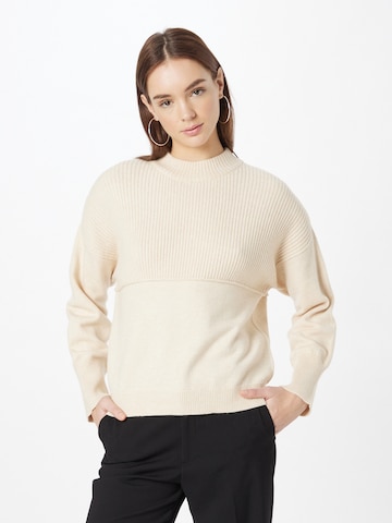 Pullover 'CARRIE' di OBJECT in beige: frontale
