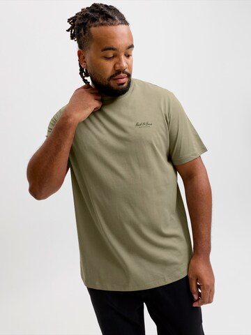 Jack & Jones Plus Tričko 'JJEARCHIVE' – zelená