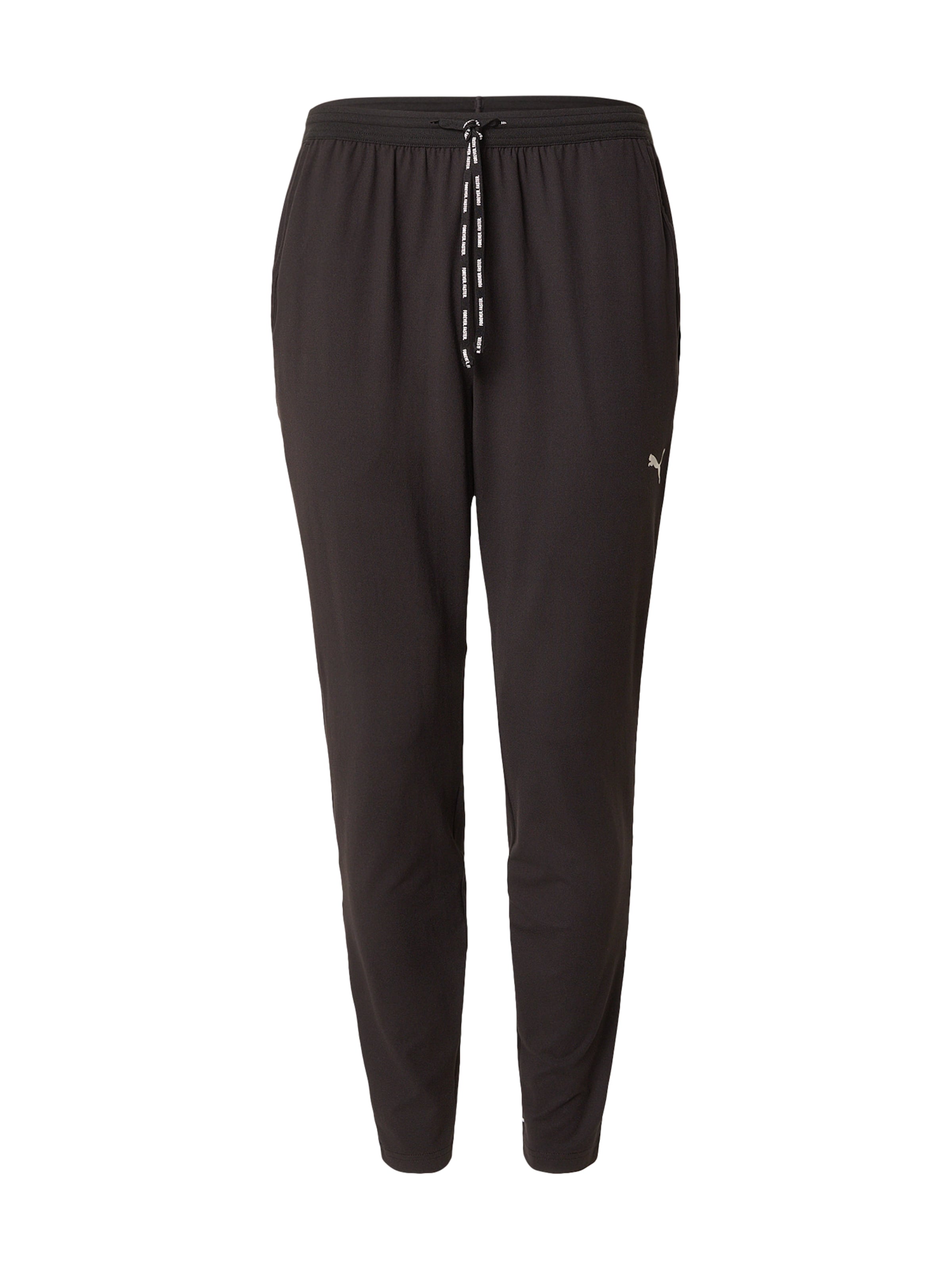 Tapered Pantaloni sport 'Run Cloudspun' de la PUMA pe negru: față