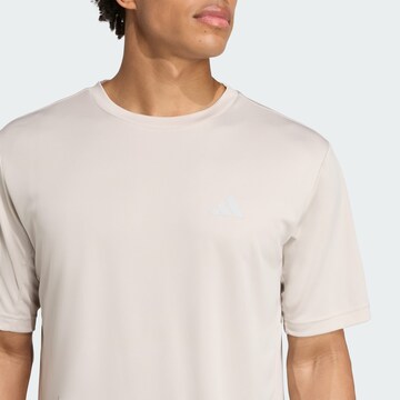ADIDAS PERFORMANCE - Camiseta funcional 'Essentials Holiday' en beige