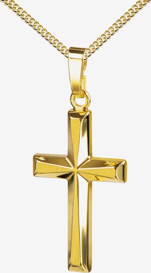 JEVELION Kreuzanhänger vergoldet 925 Silber in gold, Produktansicht