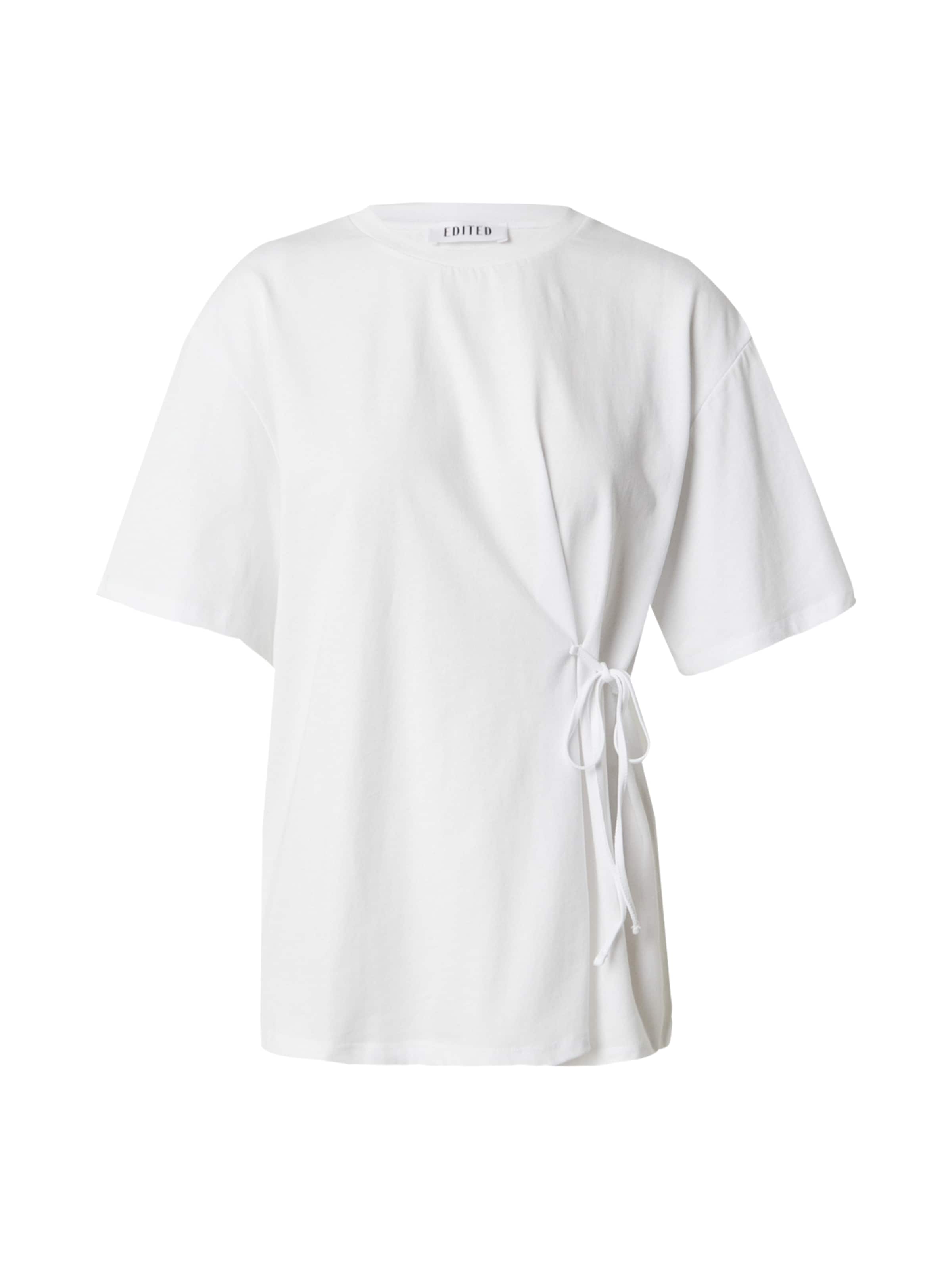 EDITED T-shirt 'Rena' i vit: framsida