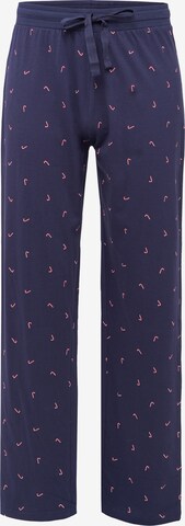 Happy Shorts Pyjamabroek ' XMAS ' in Blauw: voorkant