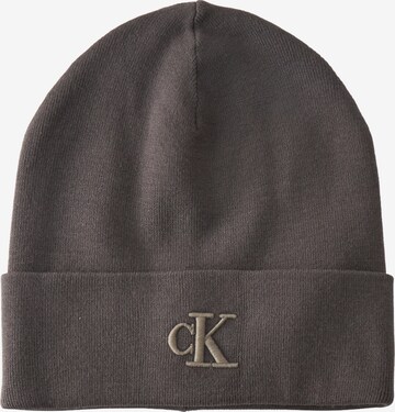 Calvin Klein Čepice – šedá: přední strana