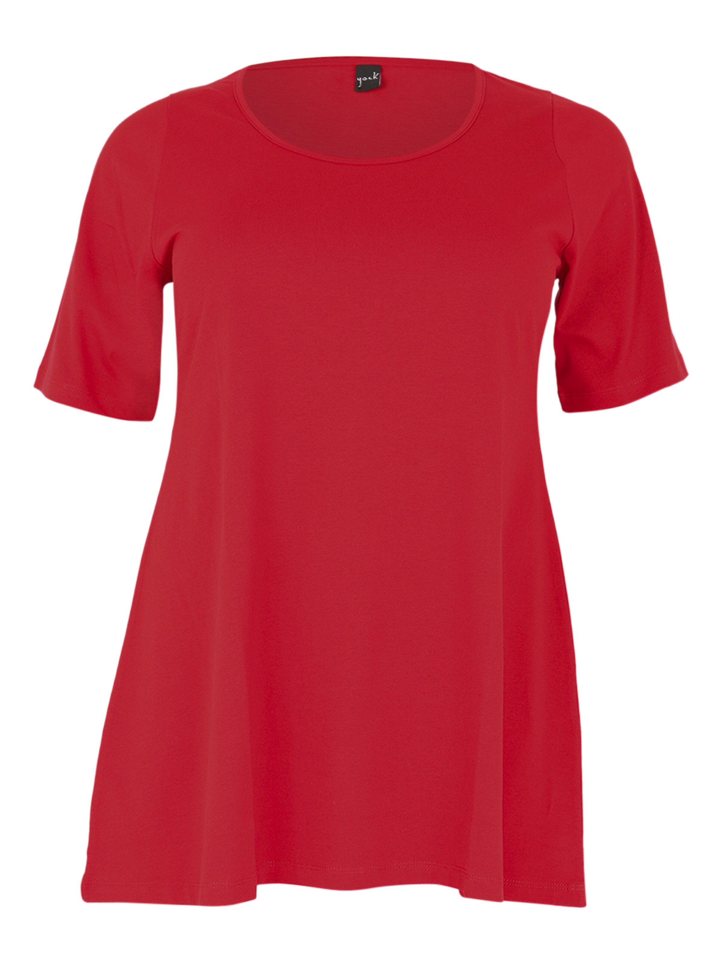 YOEK Shirt in Rood: voorkant