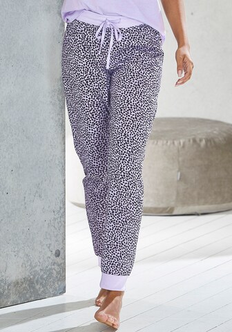 VIVANCE Pajama pants in Black: front