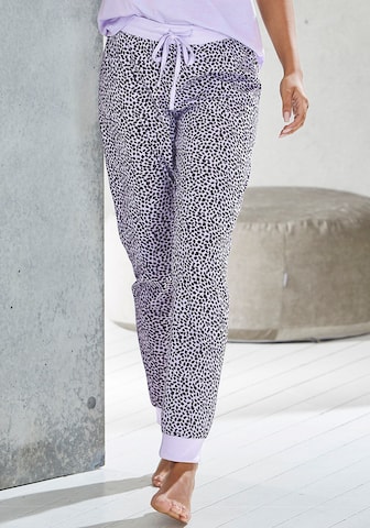 VIVANCE Pajama Pants in Black: front