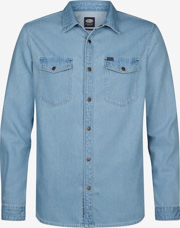 Petrol Industries Regular Fit Paita värissä sininen: etupuoli