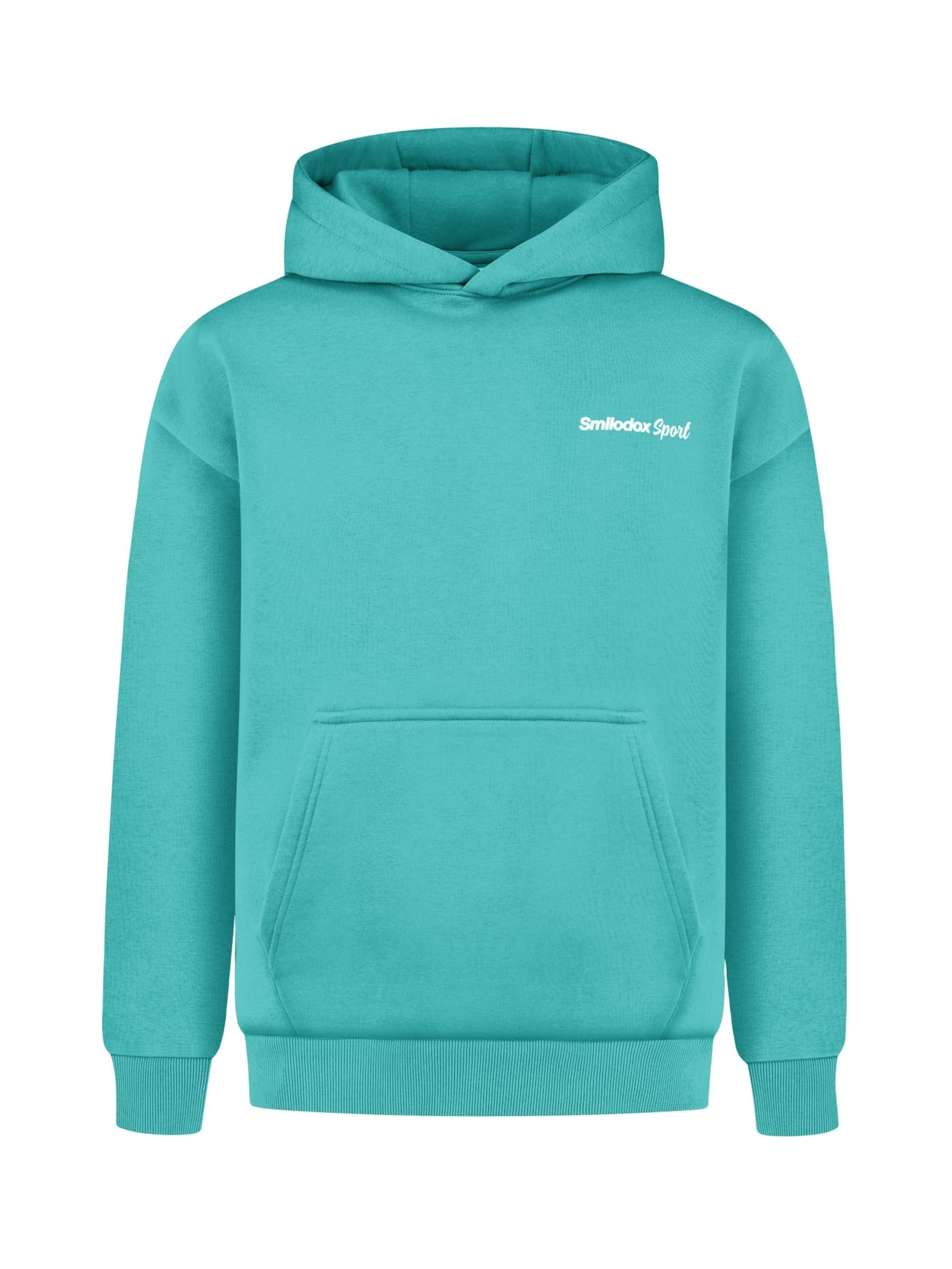 Smilodox Sweatjacke 'Fortes' in Blau: Vorderseite