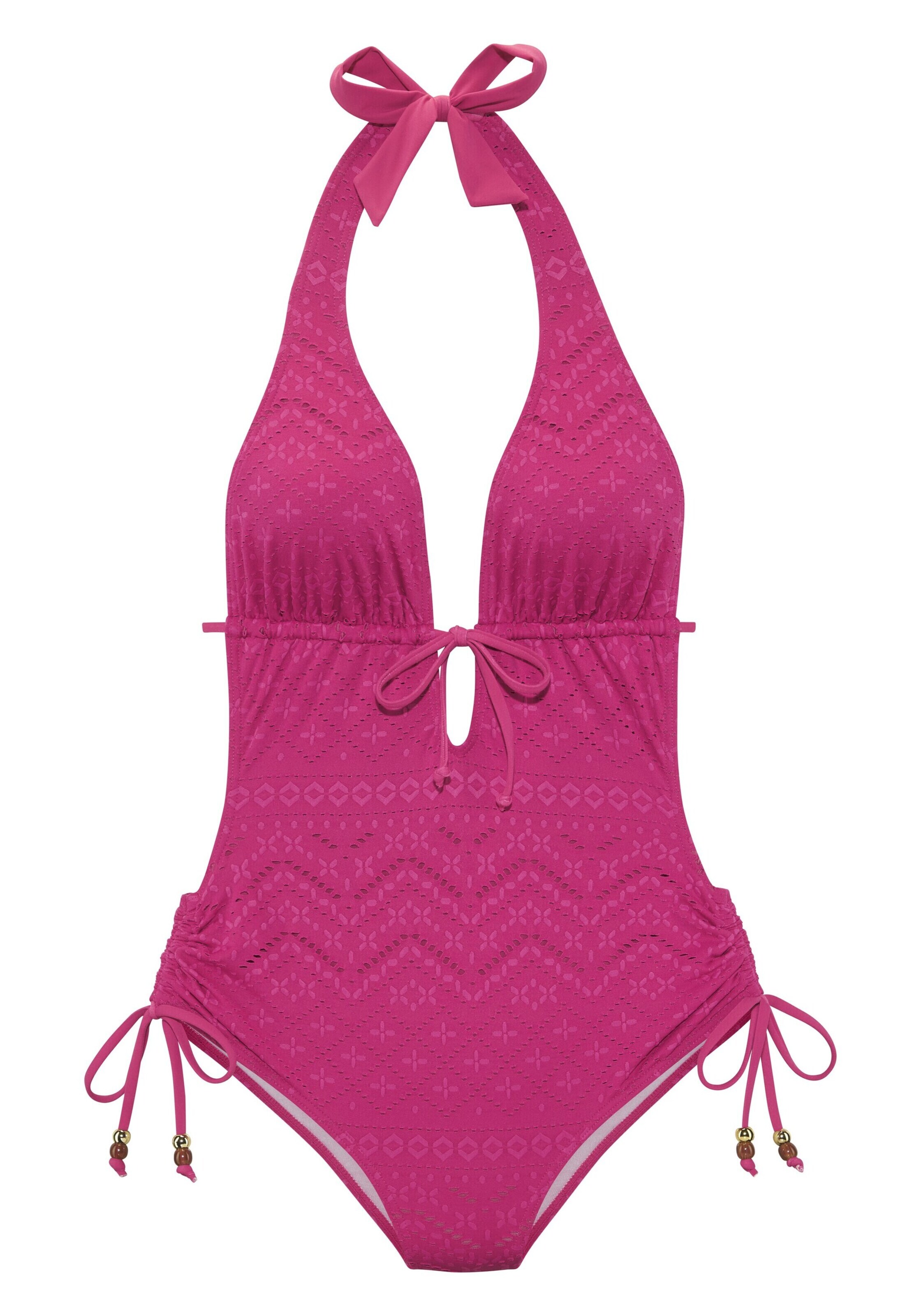 LASCANA Swimsuit in Pink: front