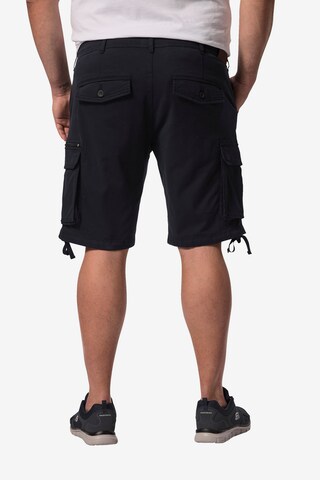 Regular Pantalon cargo Men Plus en noir