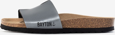 Bayton Mule 'Djilian' en marron / noir / argent, Vue avec produit