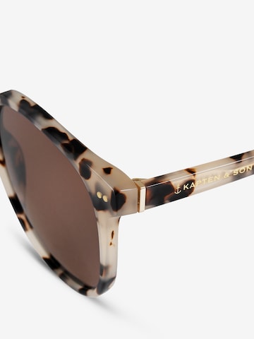 Lunettes de soleil 'Nairobi Sand Tortoise Brown' Kapten & Son en marron