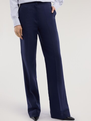 Wide Leg Pantalon Trussardi en bleu