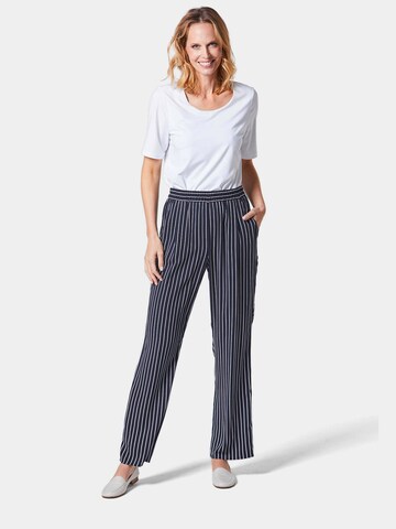 Goldner Regular Pleat-Front Pants in Blue