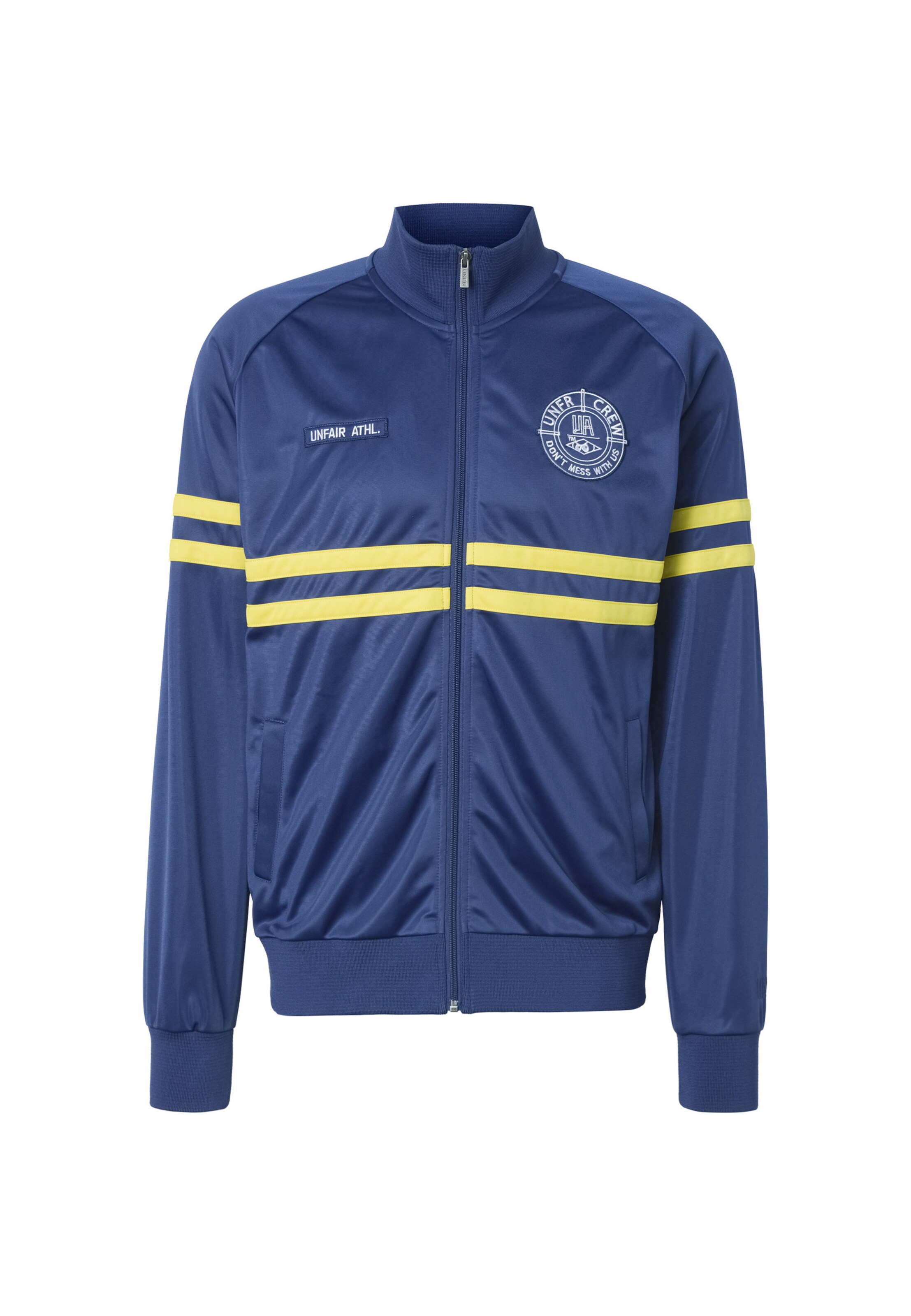 Giacca per l'allenamento 'Dmwu' di Unfair Athletics in blu: frontale