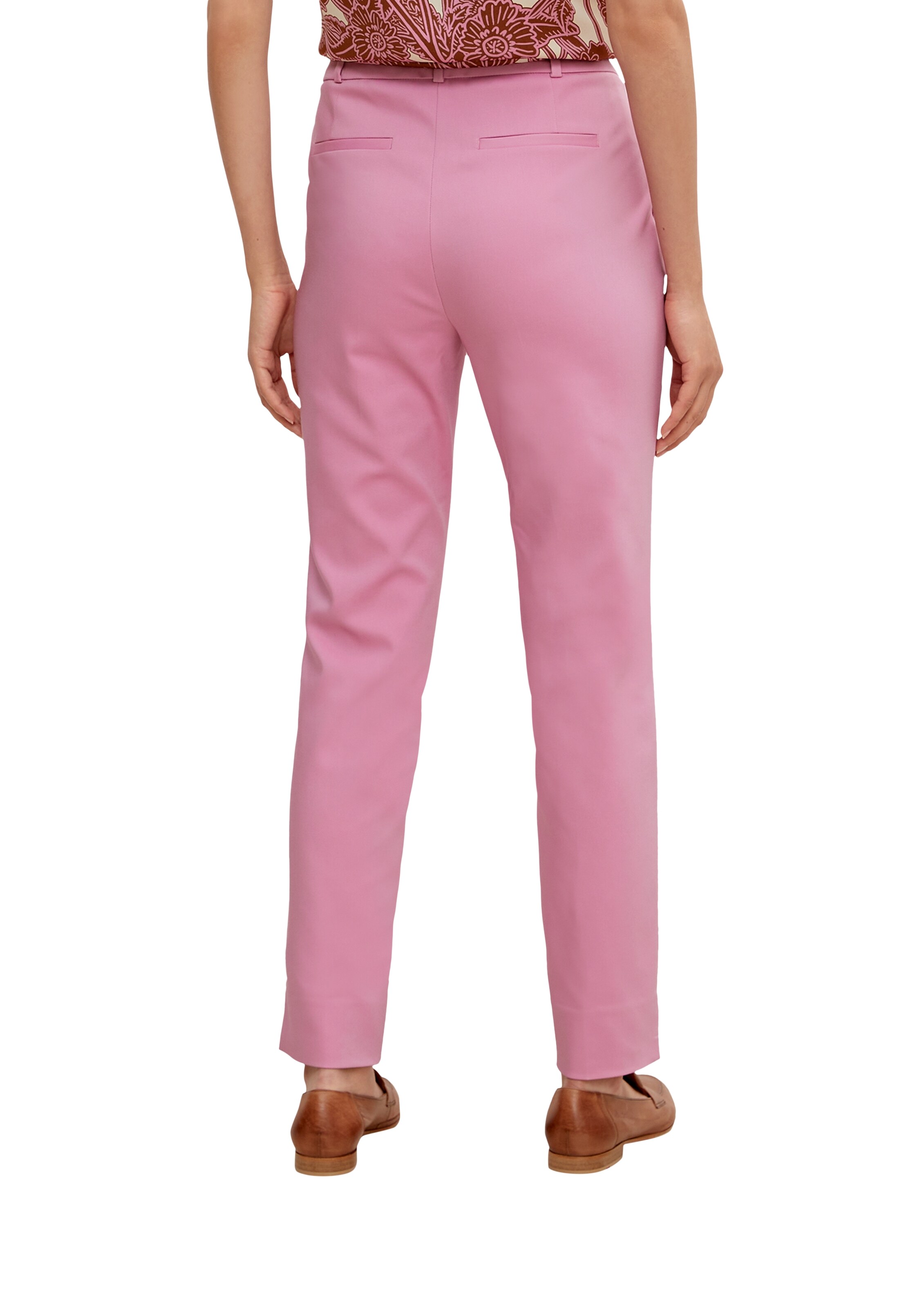 COMMA Slimfit Chino in Roze