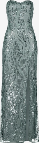 Robe de soirée Vera Mont en gris : devant