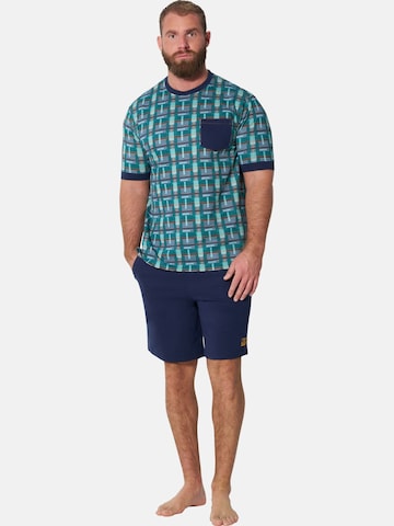 Jan Vanderstorm Short Pajamas 'Lanfur' in Blue