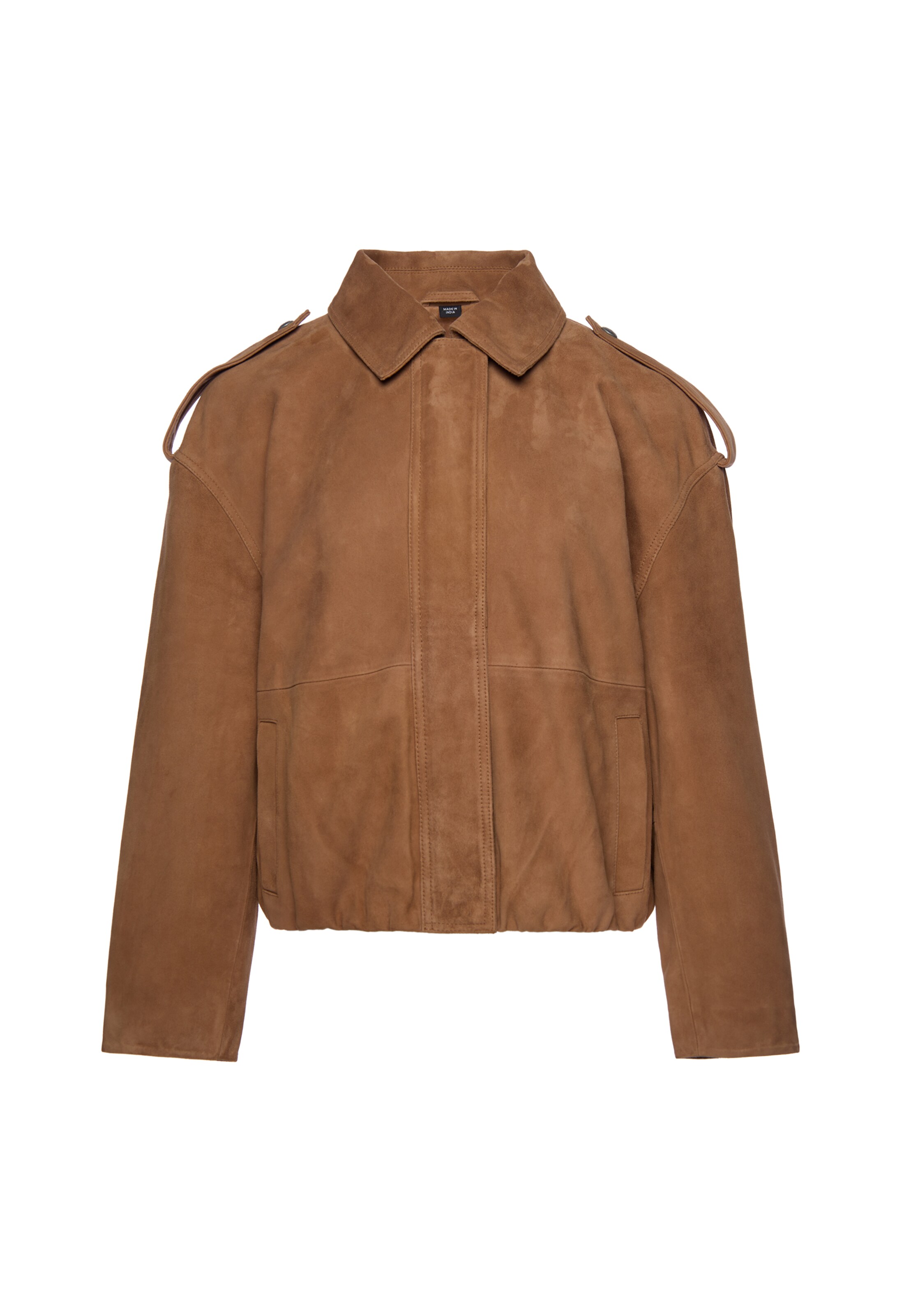 DreiMaster PREMIUM Jacke in Braun: Vorderseite